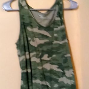 Camouflage tank top